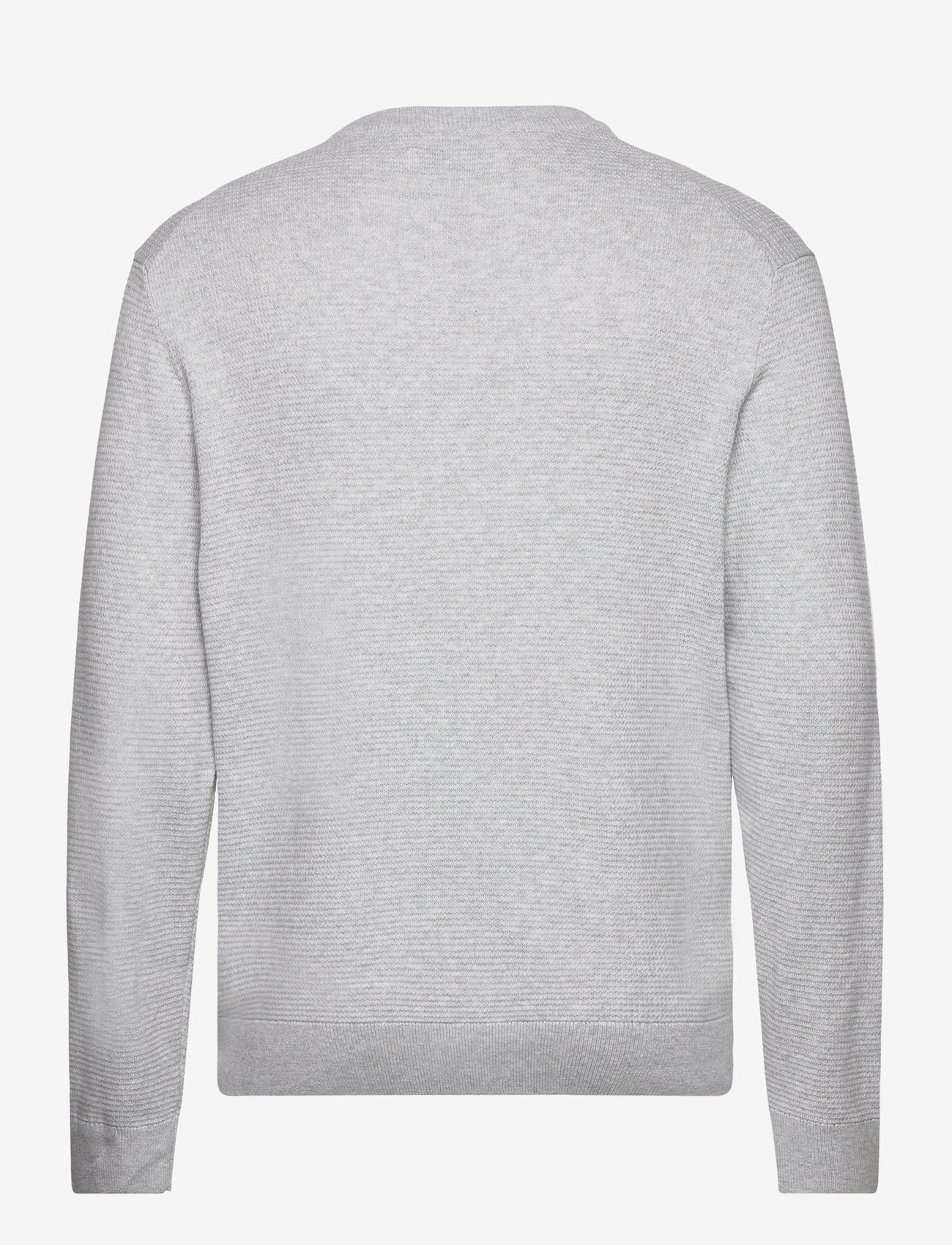 Tom Tailor - structured basic knit - light stone grey melange - 1