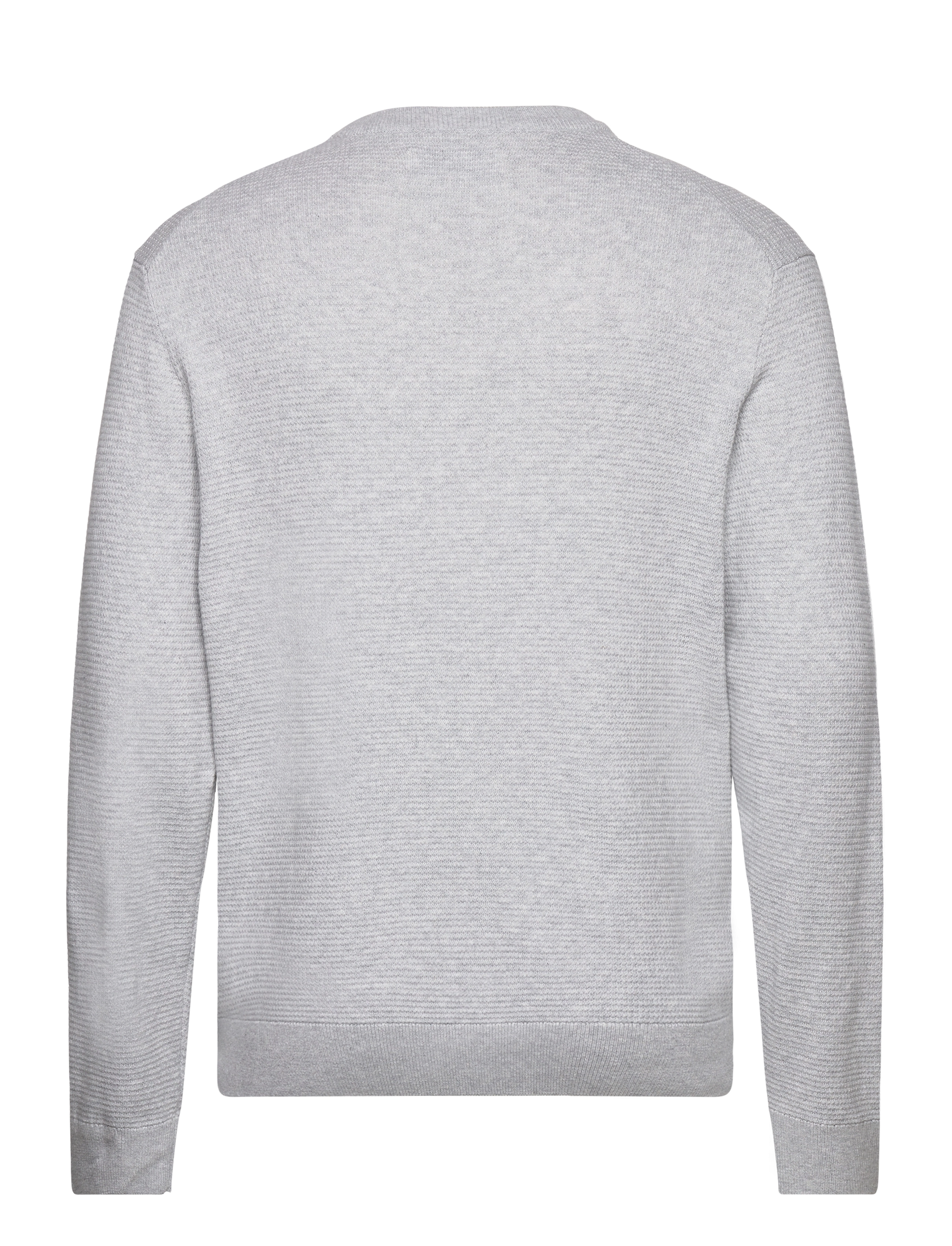 Tom Tailor - structured basic knit - light stone grey melange - 1