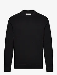 Tom Tailor - structured basic knit - knitted round necks - black - 0