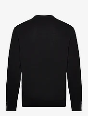 Tom Tailor - structured basic knit - pyöreäaukkoiset - black - 1
