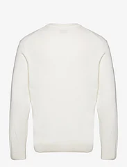 Tom Tailor - structured basic knit - knitted round necks - wool white - 1