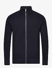 Tom Tailor - structure mix knit jacket - geburtstagsgeschenke - knitted navy melange - 0