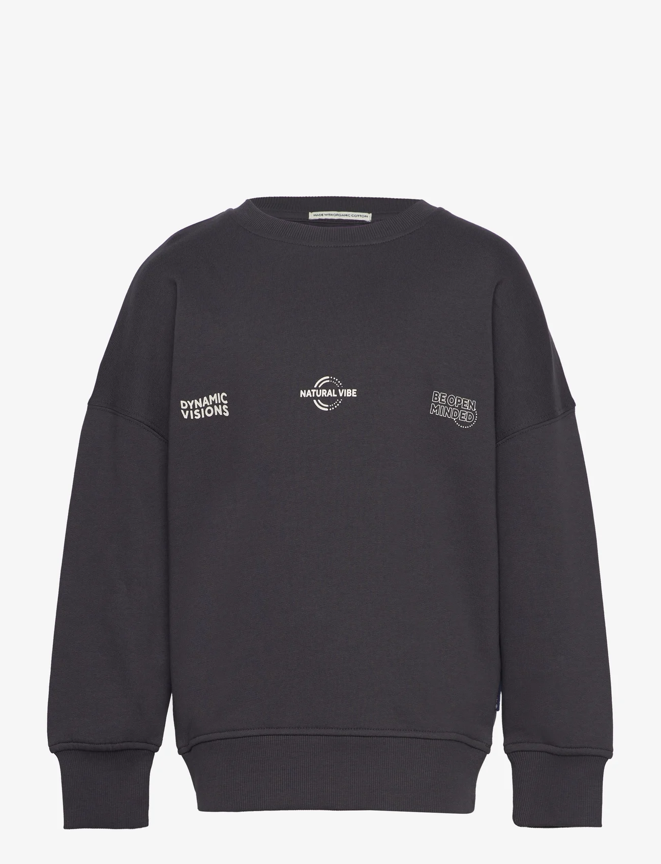 Tom Tailor - printed sweatshirt - bluzy - coal grey - 0