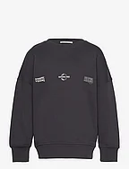 printed sweatshirt - COAL GREY