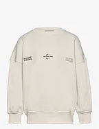 printed sweatshirt - GREYISH WHITE