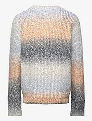 Tom Tailor - color gradient knit pullover - džemperi - purple orange gradient knit - 1