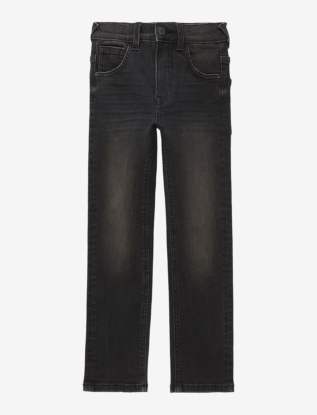 Tom Tailor - Tim Slim Fit Jeans - liibuvad teksad - used dark stone grey denim - 0