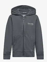 Tom Tailor - garment dye hoody jacket - kapuzenpullover - coal grey - 0