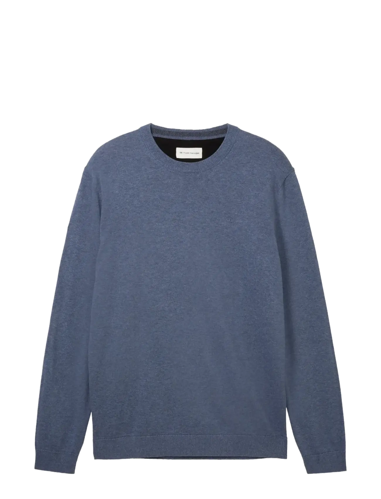TOM TAILOR Basic Crewneck Knit Navy - M - Herren