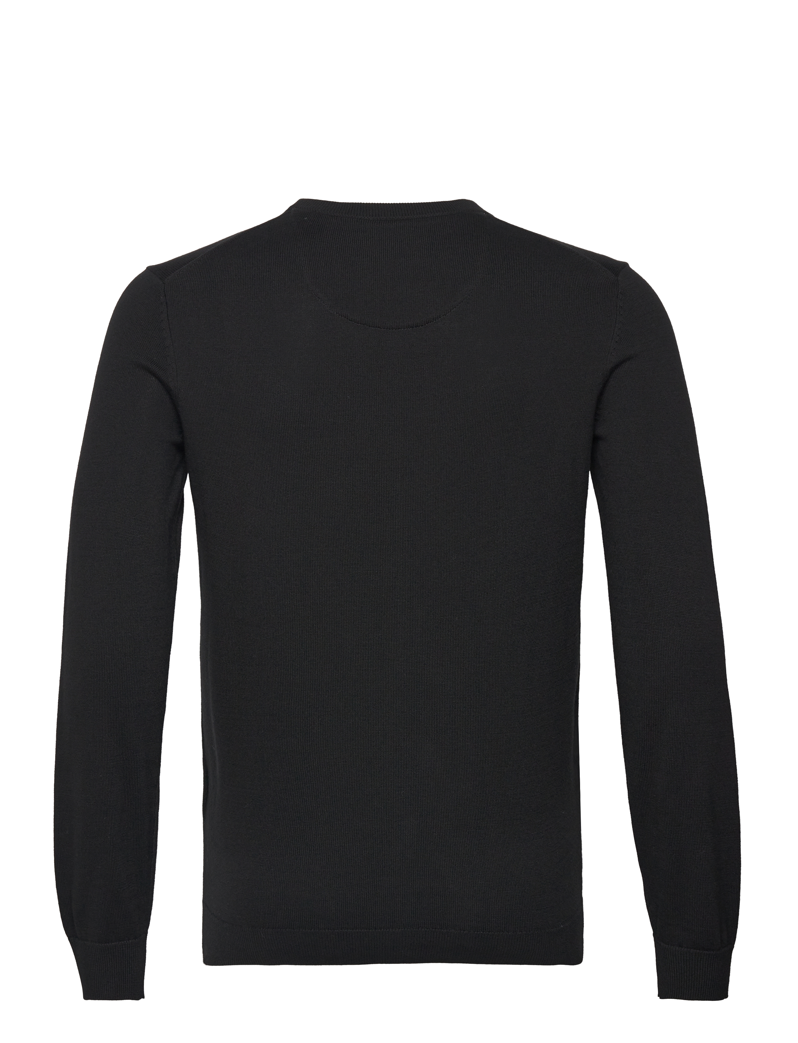 Tom Tailor - basic crewneck knit - round necks - black - 2