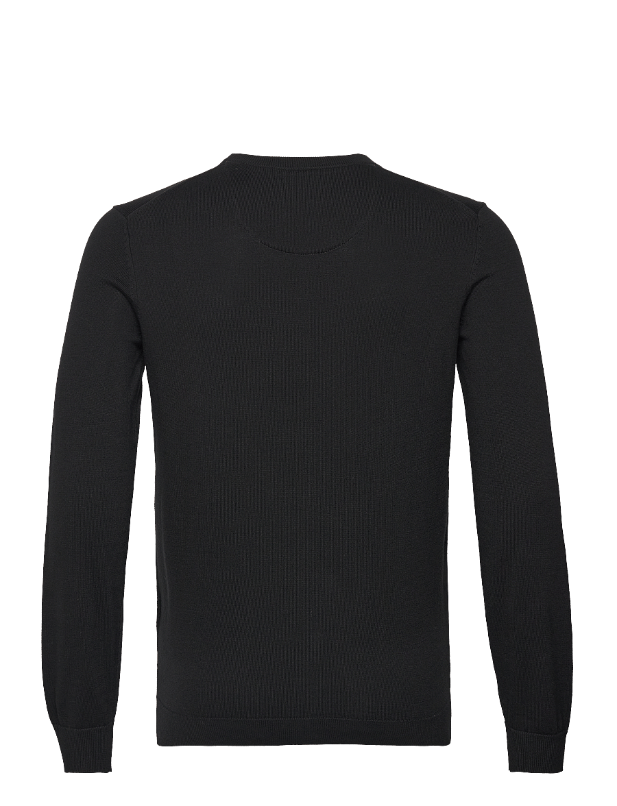 Tom Tailor - basic crewneck knit - Ümmarguse kaelusega kudumid - black - 2