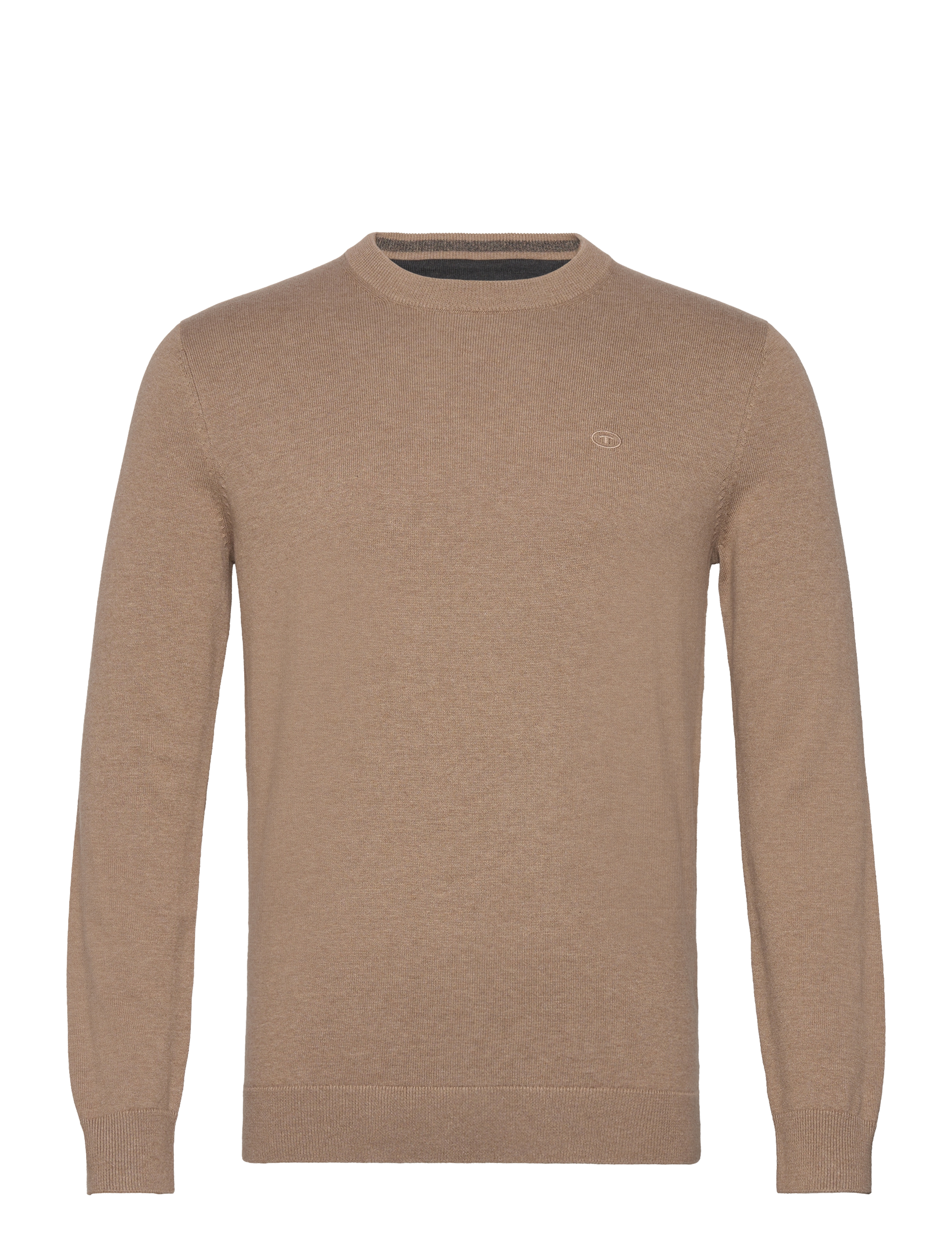 TOM TAILOR Basic Crewneck Knit Braun - XXL - Herren