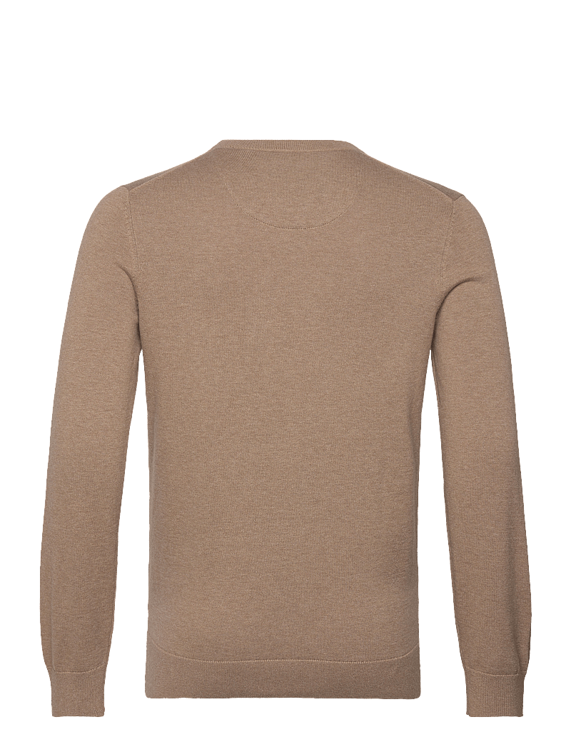 Tom Tailor - basic crewneck knit - Ümmarguse kaelusega kudumid - hazel brown melange - 2