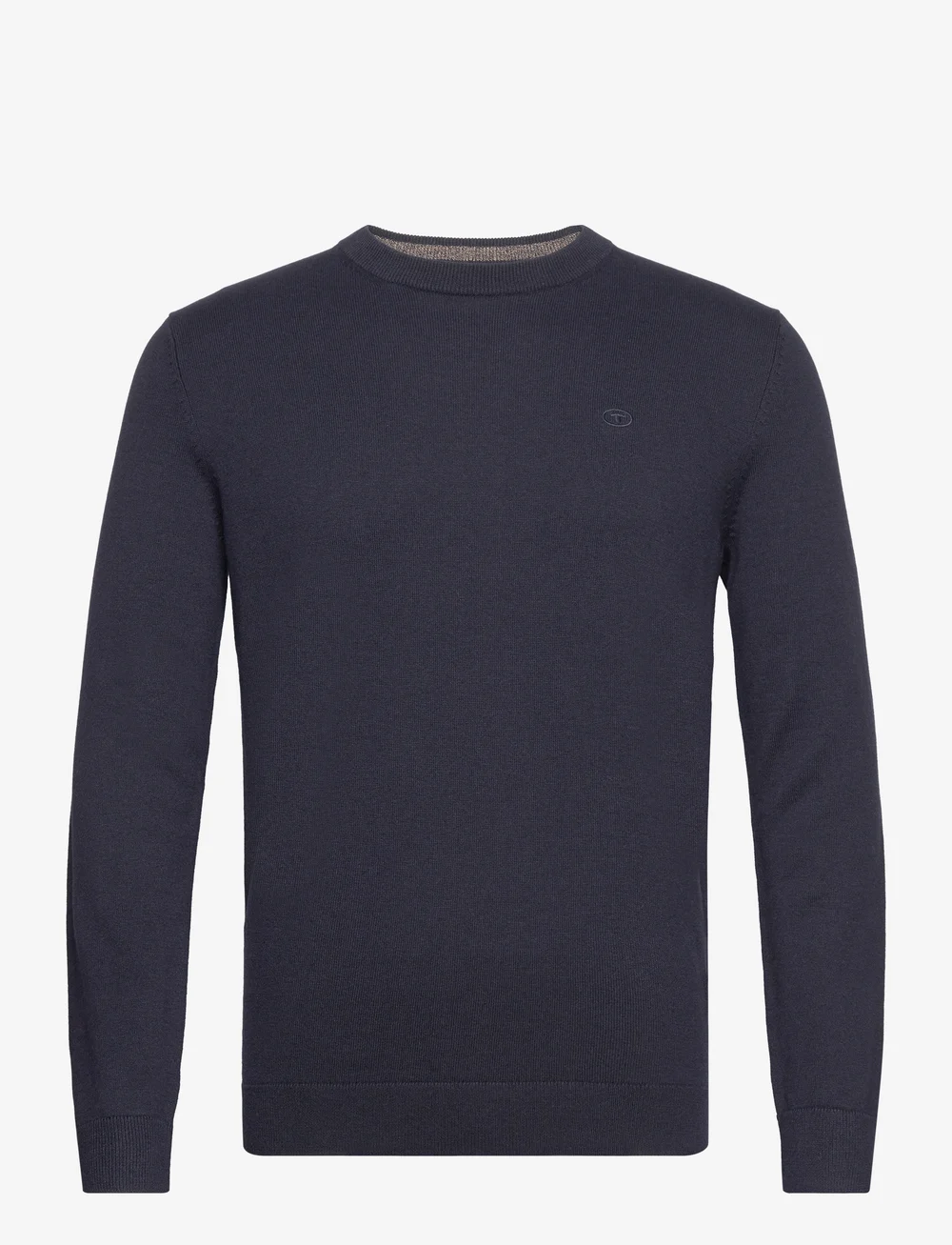 Tom Tailor - basic crewneck knit - rundhals - knitted navy melange - 1