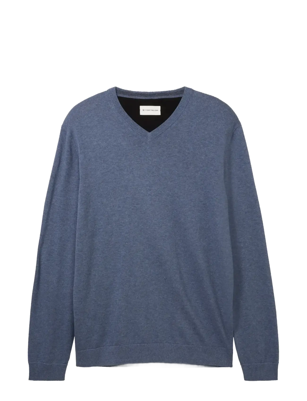 basic v-neck knit - VINTAGE INDIGO BLUE MELANGE