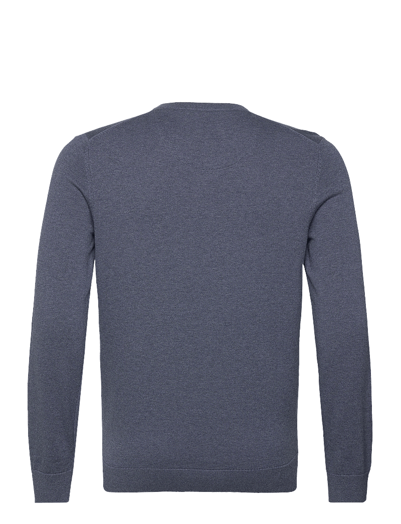 Tom Tailor - basic v-neck knit - v-hals - vintage indigo blue melange - 2