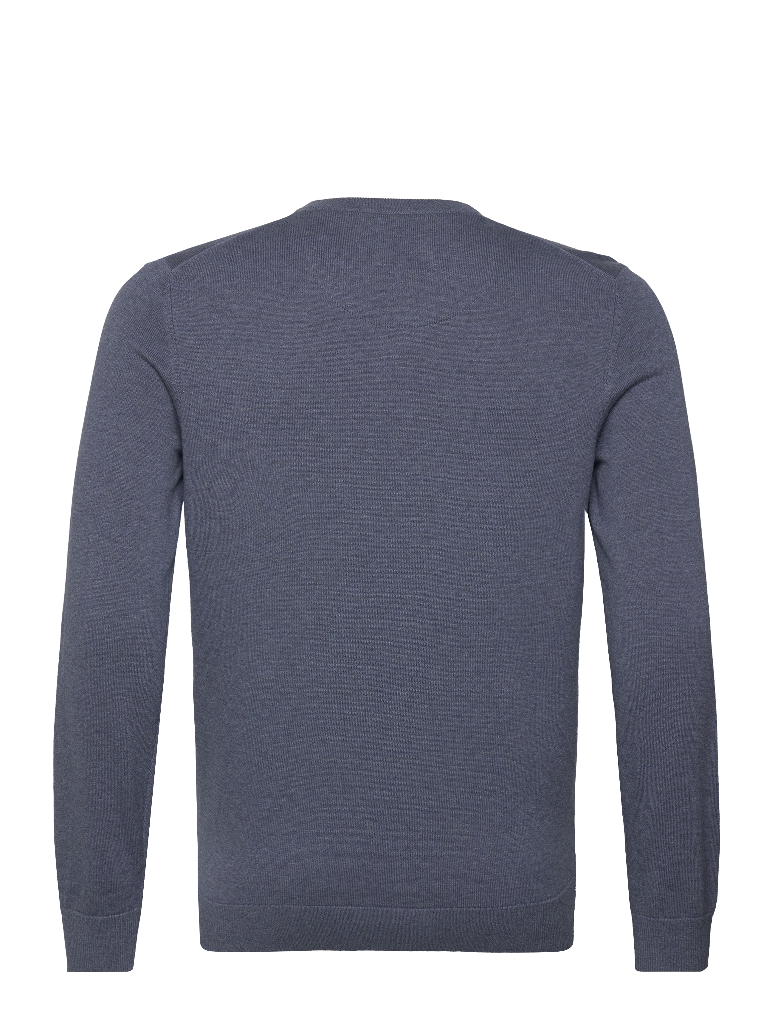 Tom Tailor - basic v-neck knit - v-necks - vintage indigo blue melange - 2