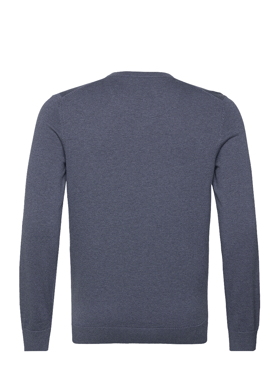 Tom Tailor - basic v-neck knit - v-ausschnitt - vintage indigo blue melange - 2