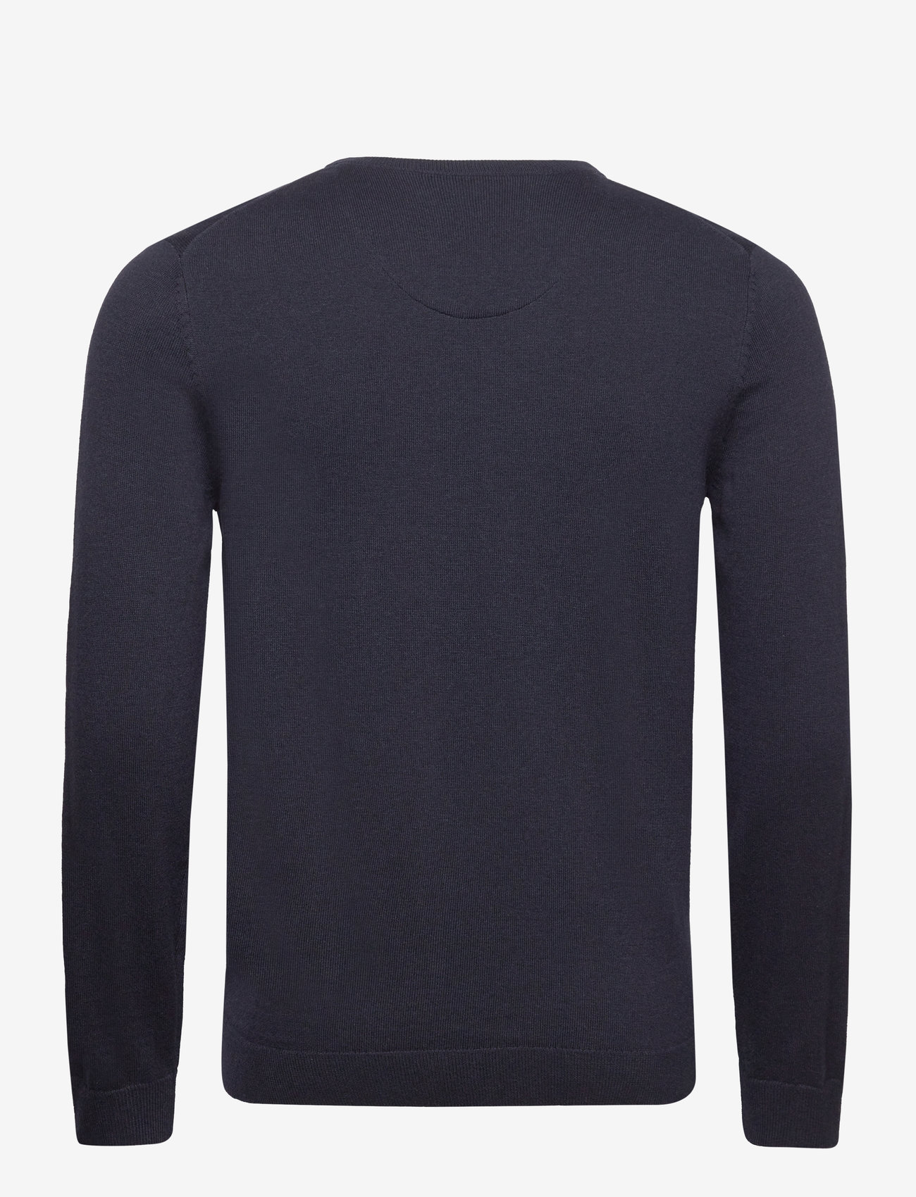 Tom Tailor - basic v-neck knit - herbstliche kleidung - knitted navy melange - 1
