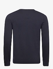Tom Tailor - basic v-neck knit - v-ringat - knitted navy melange - 1