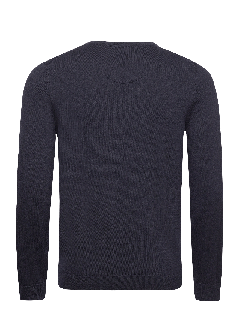 Tom Tailor - basic v-neck knit - v-ringat - knitted navy melange - 2