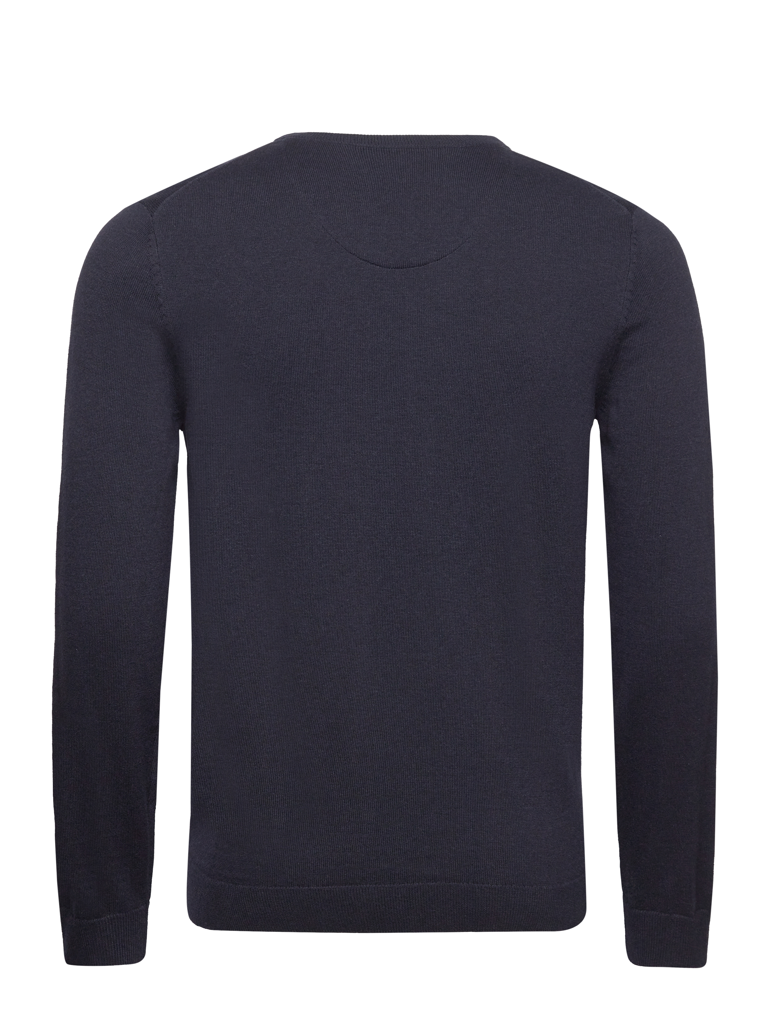 Tom Tailor - basic v-neck knit - megztiniai - knitted navy melange - 2