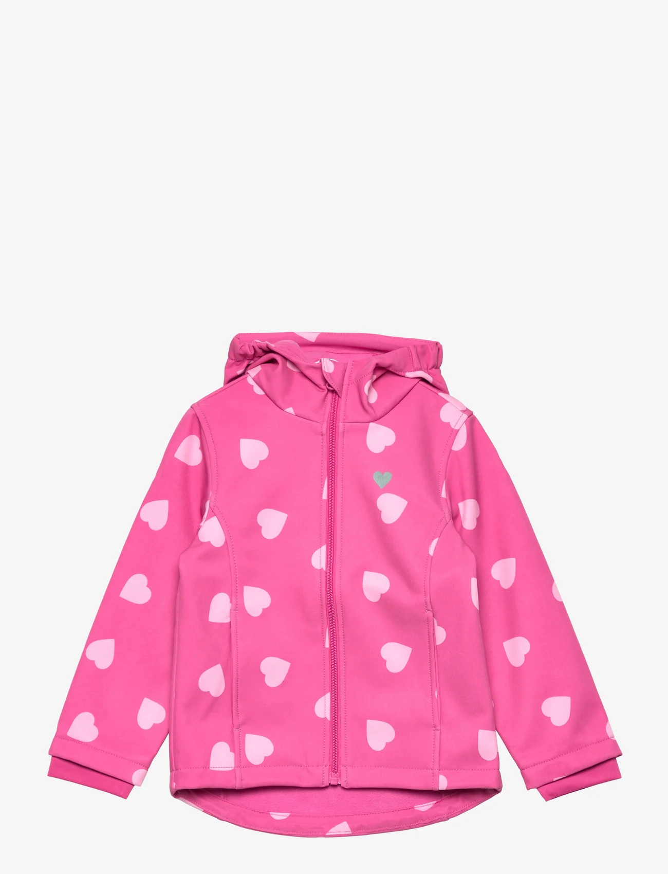 Tom Tailor - softshell printed heart jacket - bērniem - big heart print pink - 0