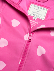 Tom Tailor - softshell printed heart jacket - barn - big heart print pink - 2