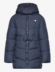 belted puffer coat, Tom Tailor