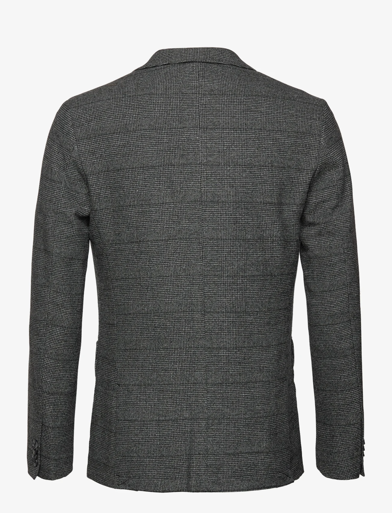 Tom Tailor - casual blazer - zweireiher - grey black grindle check - 1