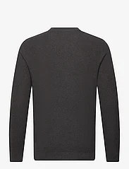 Tom Tailor - structured crewneck knit - rund hals - black grey melange - 1