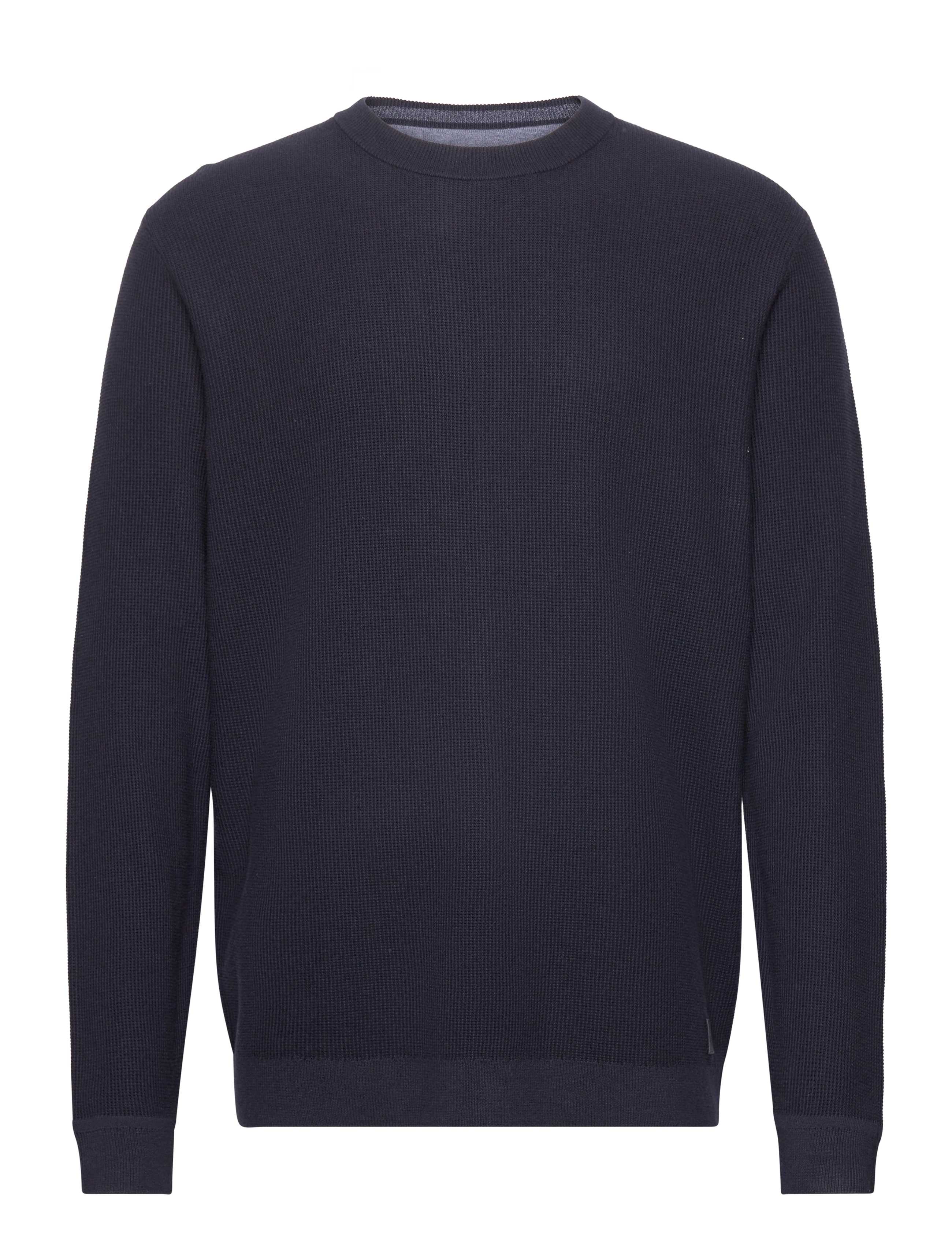 KNITTED NAVY MELANGE