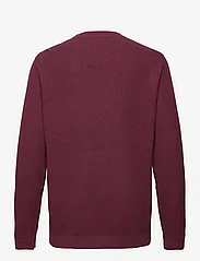 Tom Tailor - structured crewneck knit - laveste priser - tawny port red melange - 1