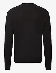 Tom Tailor - structured doublelayer knit - rund hals - black - 1
