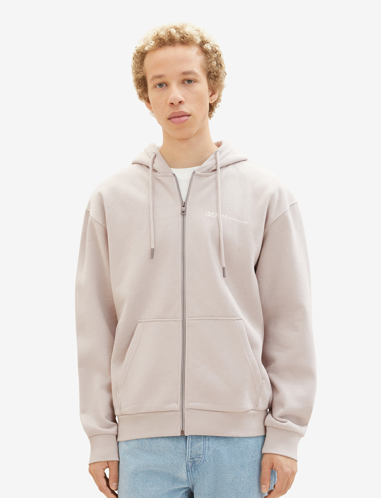 Tom Tailor - zipper hoodie jacket - sweatshirts - light dove grey - 5