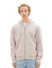 Tom Tailor - zipper hoodie jacket - hættetrøjer - light dove grey - 5