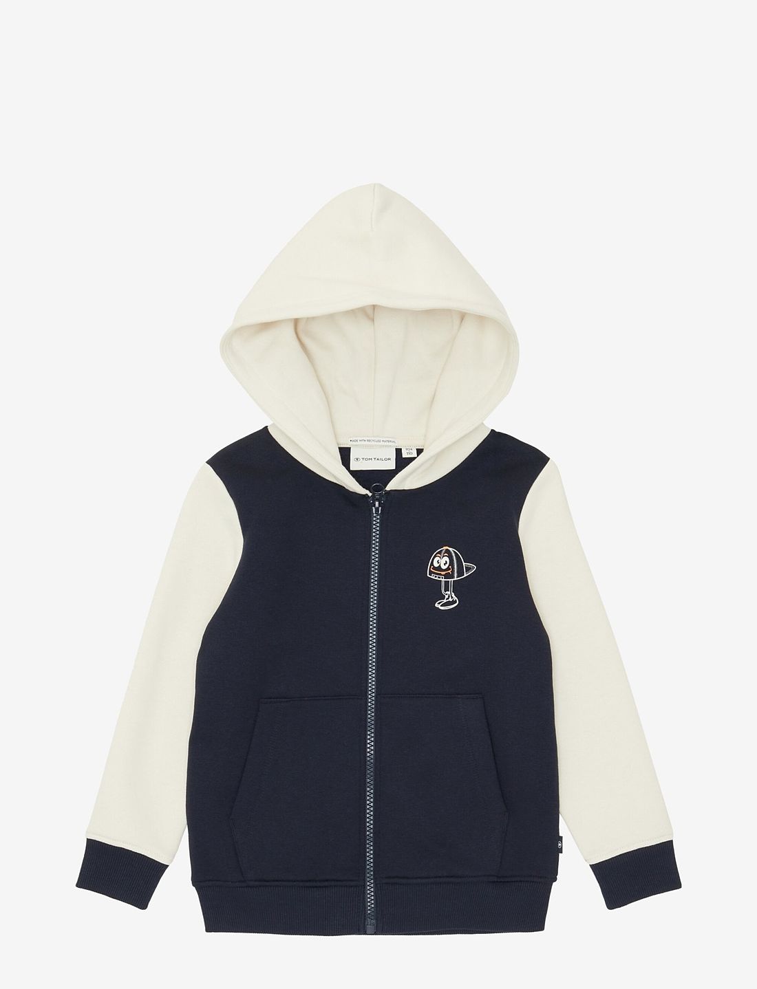 Tom Tailor Colorblock Hoodie Sweat Jacket Hoodies Boozt