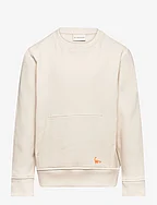 pocket sweatshirt - CREME