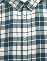 Tom Tailor - checked shirt - casual skjortor - off white deep green check - 2