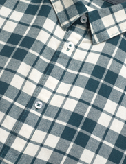 Tom Tailor - checked shirt - casual skjortor - off white deep green check - 3
