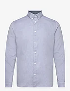 smart shirt - GREYISH BLUE CHAMBRAY
