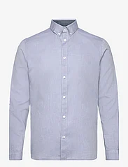 Tom Tailor - smart shirt - laveste priser - greyish blue chambray - 0
