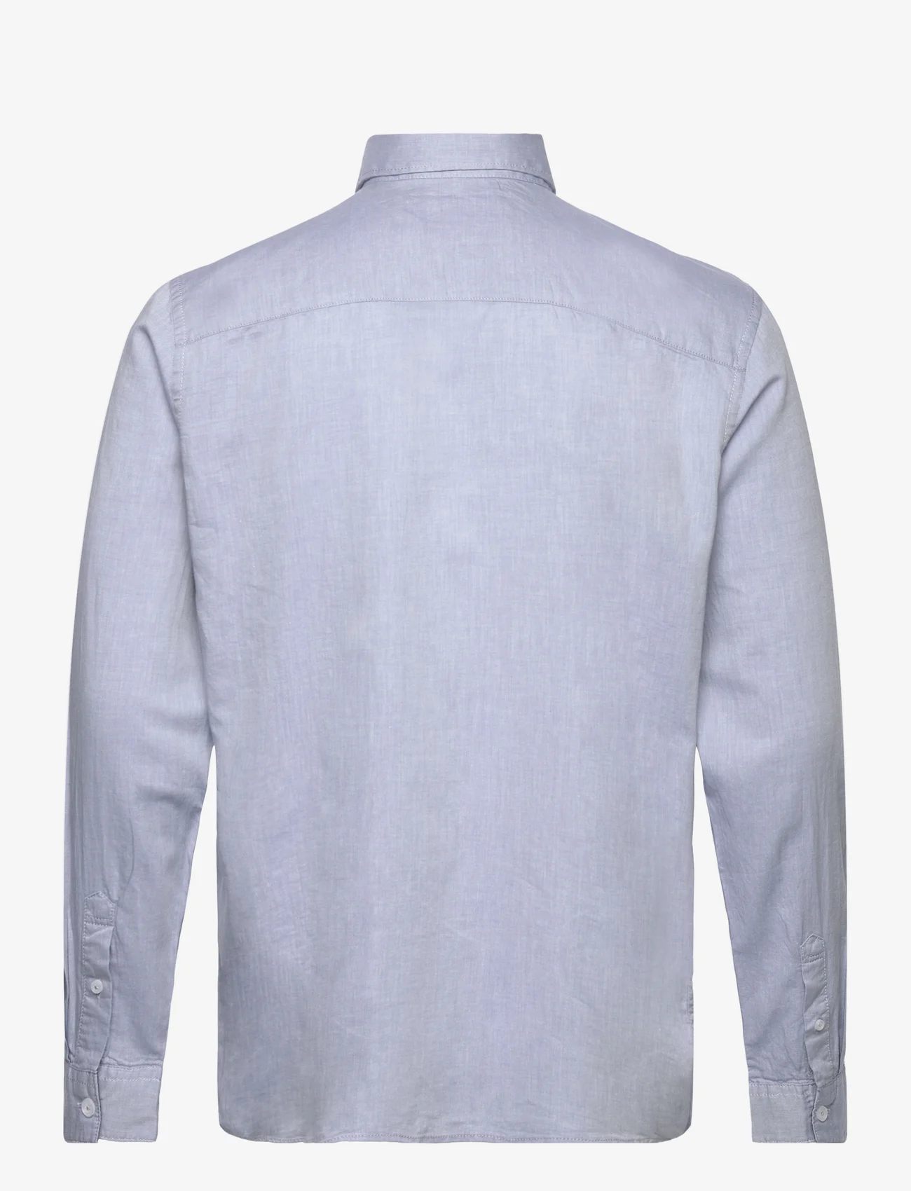 Tom Tailor - smart shirt - laveste priser - greyish blue chambray - 1