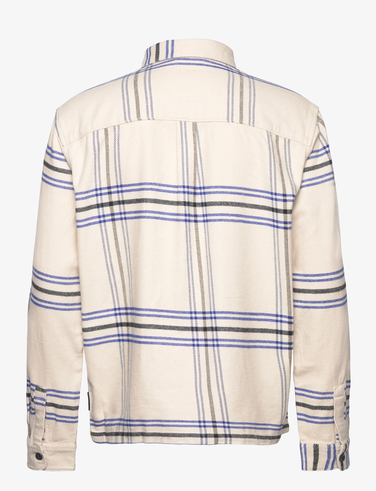 Tom Tailor - checked overshirt - mænd - wool white base big check - 1