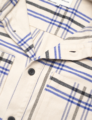 Tom Tailor - checked overshirt - mænd - wool white base big check - 2