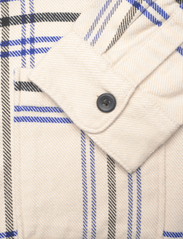 Tom Tailor - checked overshirt - miesten - wool white base big check - 3