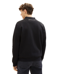 Tom Tailor - clean sweat bomber jacket - sportiska stila džemperi - black - 2
