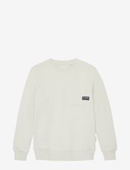 pocket sweatshirt - GREYISH WHITE