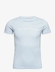 Tom Tailor - printed t-shirt - short-sleeved t-shirts - new breeze blue - 0
