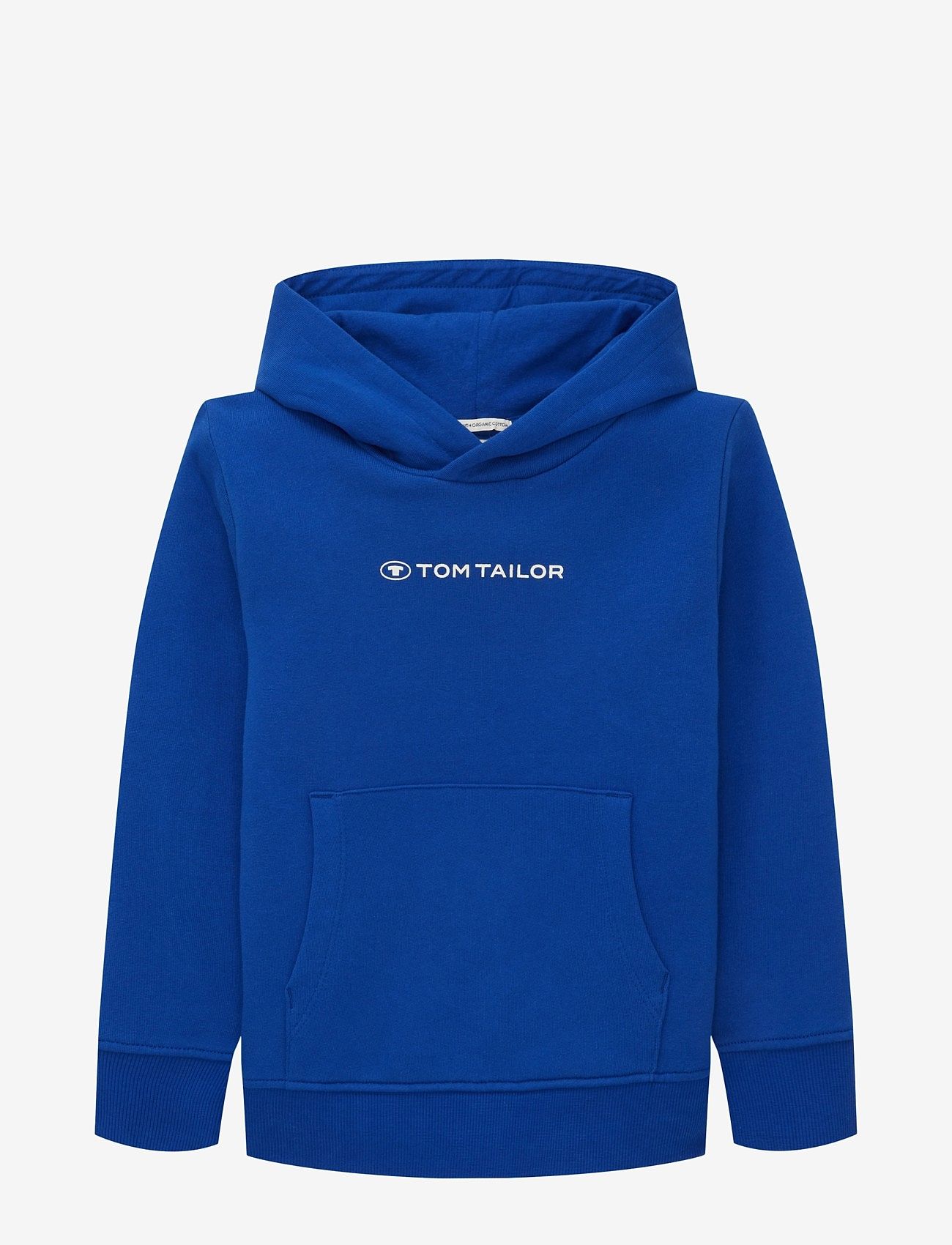 Tom Tailor - printed hoodie - džemperiai su gobtuvu - shiny royal blue - 0